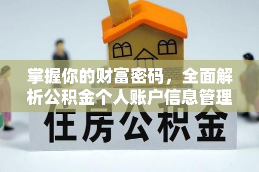 苏州掌握你的财富密码，全面解析公积金个人账户信息管理与优化